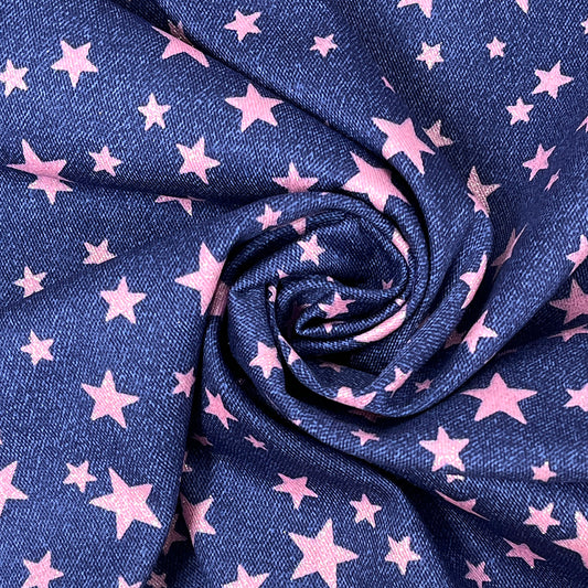 オックスラメデニム生地