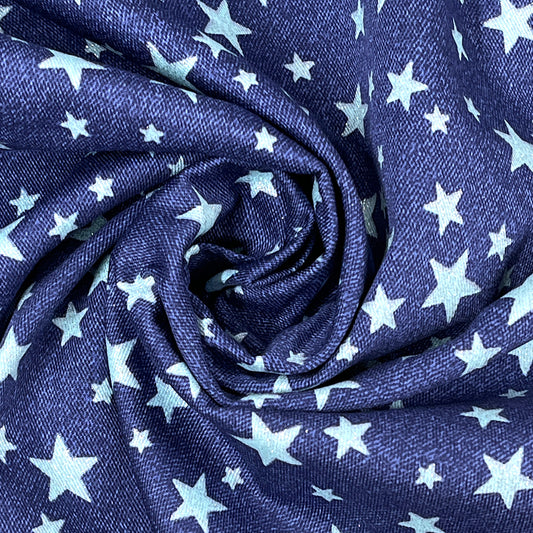 オックスラメデニム生地