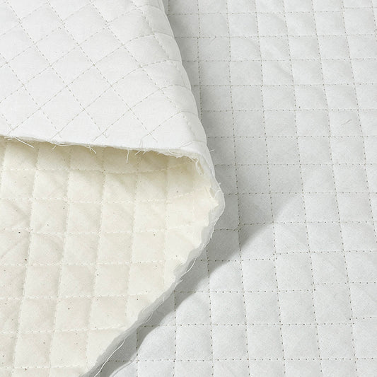 生地 【 シーチングキルティング  白 】 105cm巾 キルティング生地