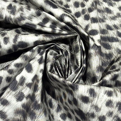 ヒョウ柄防水ナイロン生地