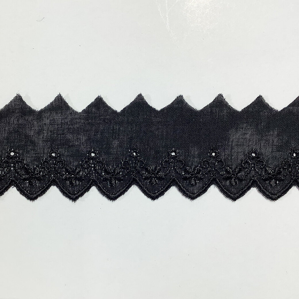 リボン 【 コットンエンブロイダリ—レース 7色 】 レースリボン エンブロイダリーレース 刺しゅうリボン 薔薇 刺繍リボン 花柄刺繍 コスプレ 袖フリル 仮装 ハロウィン Dハロ ベビー服 スタイ 靴下 アレンジ お遊戯会 発表会 ヘアアクセ 衣装 クリスマス Textile world TOA