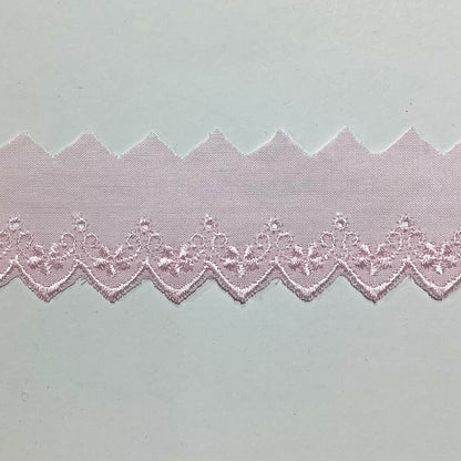 リボン 【 コットンエンブロイダリ—レース 7色 】 レースリボン エンブロイダリーレース 刺しゅうリボン 薔薇 刺繍リボン 花柄刺繍 コスプレ 袖フリル 仮装 ハロウィン Dハロ ベビー服 スタイ 靴下 アレンジ お遊戯会 発表会 ヘアアクセ 衣装 クリスマス Textile world TOA