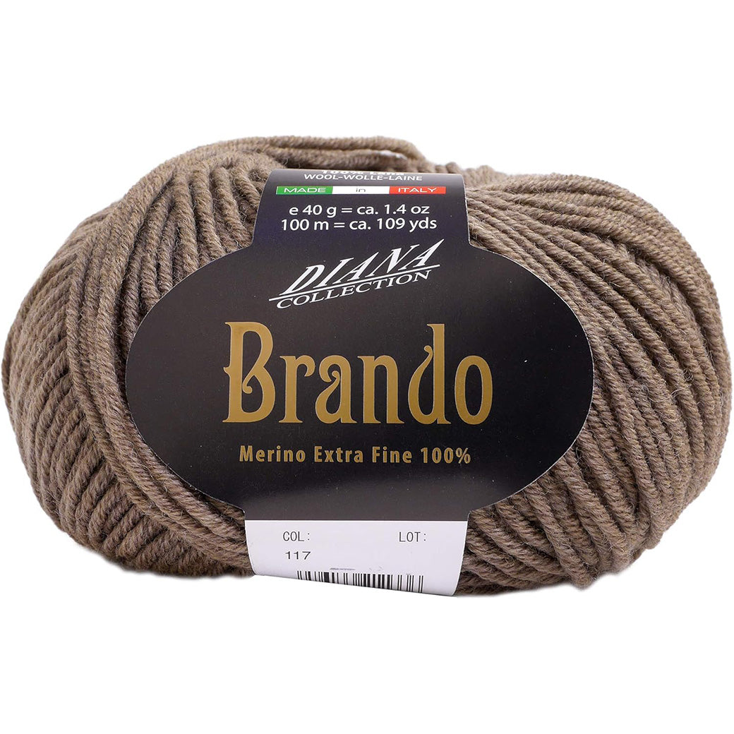 毛糸 【 NASKA Brando 40g #117 】 秋冬毛糸 毛糸 ウール ナスカ ブランド 内藤商事