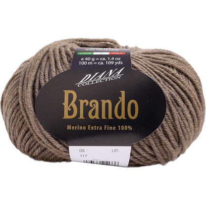 毛糸 【 NASKA Brando 40g #117 】 秋冬毛糸 毛糸 ウール ナスカ ブランド 内藤商事