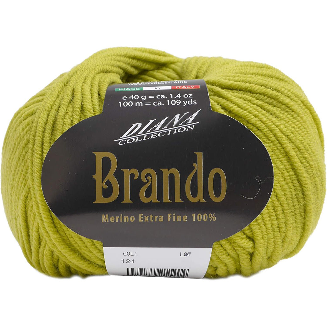 毛糸 【 NASKA Brando 40g #124 】 秋冬毛糸 毛糸 ウール ナスカ ブランド 内藤商事