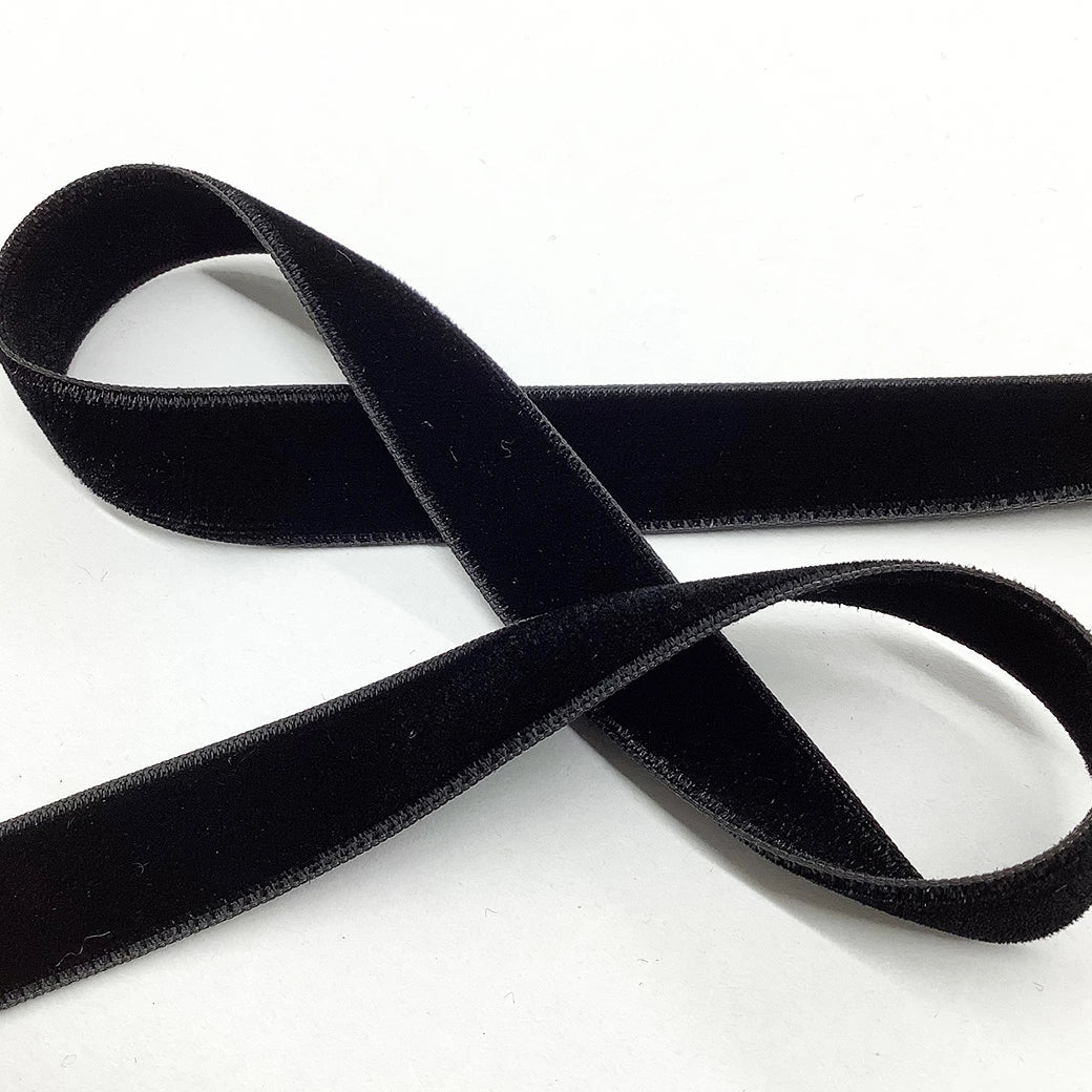 リボン 【 Elite エリート ベルベットリボン 20色 】 両面 ベロアリボン 6mm 9mm 12mm 18mm 24mm 36mm