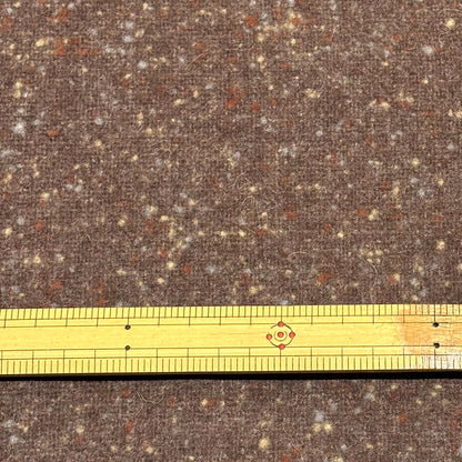 生地 【 ウールツイード 茶色 】 ツイード生地 ウール素材 ウール混 140cm巾 幅広 起毛 厚手 ネップ