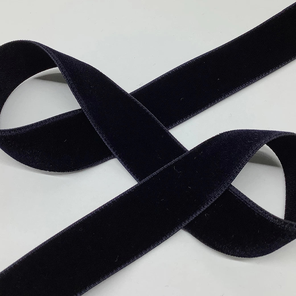 リボン 【 Elite エリート ベルベットリボン 20色 】 両面 ベロアリボン 6mm 9mm 12mm 18mm 24mm 36mm