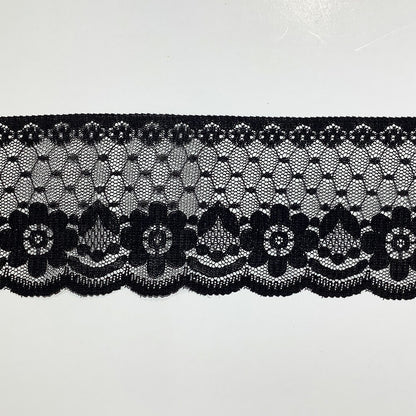 リボン 【 ラッセルレースリボン 9色 】 レースリボン ラッセルレース 刺しゅうリボン レース刺繍 花柄 刺繍リボン 花柄刺繍 コスプレ 袖フリル 仮装 ハロウィン 飾り Dハロ ベビー服 スタイ 靴下 アレンジ お遊戯会 発表会 ヘアアクセ 衣装 クリスマス Textile world TOA