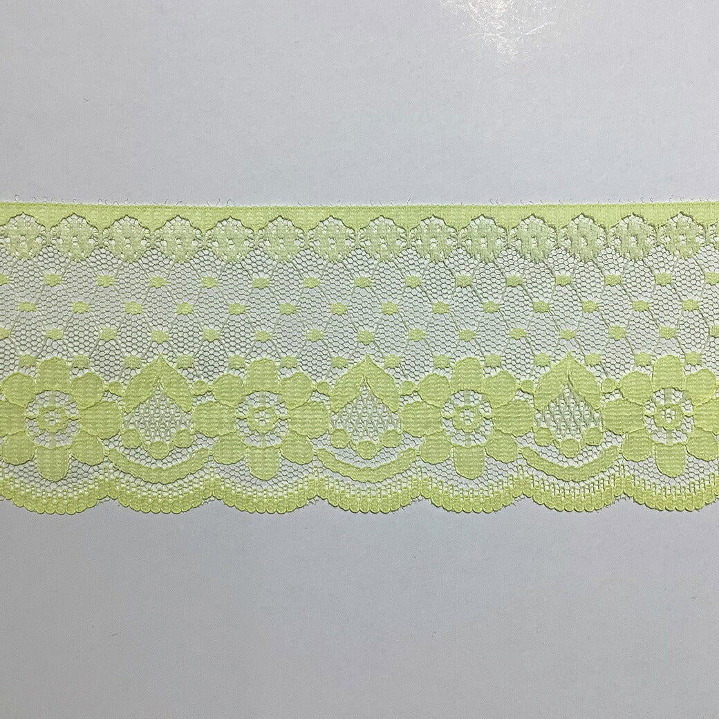 リボン 【 ラッセルレースリボン 9色 】 レースリボン ラッセルレース 刺しゅうリボン レース刺繍 花柄 刺繍リボン 花柄刺繍 コスプレ 袖フリル 仮装 ハロウィン 飾り Dハロ ベビー服 スタイ 靴下 アレンジ お遊戯会 発表会 ヘアアクセ 衣装 クリスマス Textile world TOA