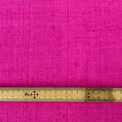生地 【 シルク 手織り ピンク 】 120cm巾 シルク手織り生地