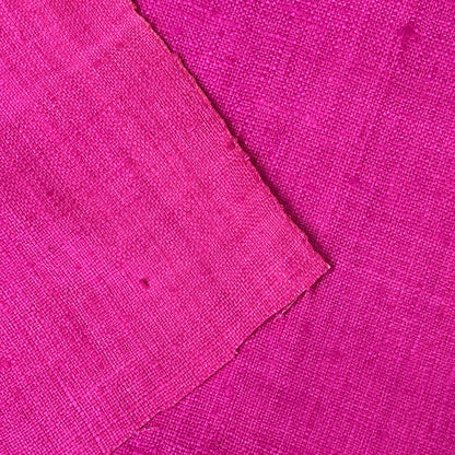 生地 【 シルク 手織り ピンク 】 120cm巾 シルク手織り生地
