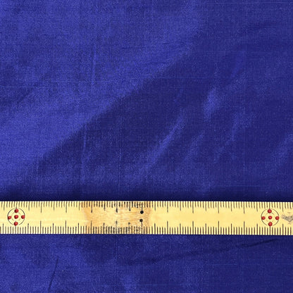 生地 【 シルク シャンブレー 紺 】 110cm巾 シルク生地