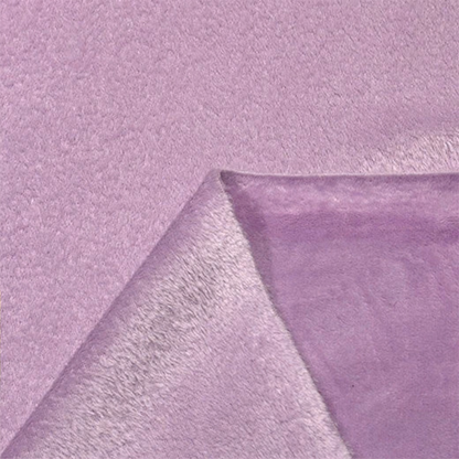 生地 【 VELVET風 ミンク 両面ファー パープル 】 フェイクファー ベルベット風 ショートミンク 156cm巾 幅広 ポリエステル98％ ポリウレタン2％