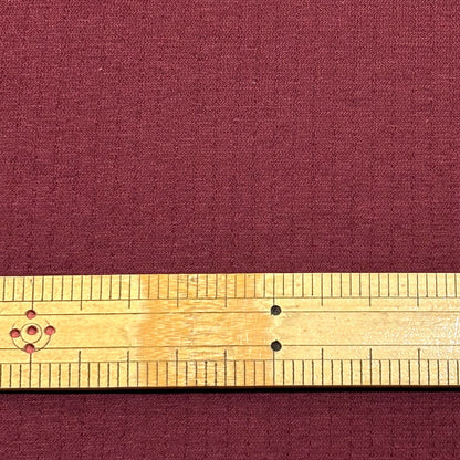 生地 【  Wフェイスニット ボルドー 】 ニット生地 ダブルフェイス 綿 コットン100％ 145cm巾 幅広 伸縮性 カットソー カーディガン インテリア クッションカバー パンツ ルームウェア 部屋着 ハンドメイド 手芸 Textile World TOA