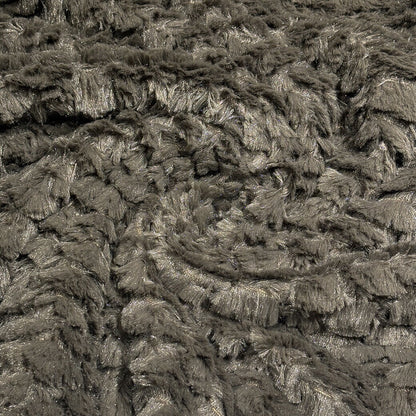 生地 【 プードルファー グレー 】 ファー生地 ボア生地 160cm巾 幅広 もこもこ ふわふわ 衣装 ぬいぐるみ 着ぐるみ 仮装 コスチューム スヌード ブランケット マフラー テディベア キッズ 可愛い 手芸 手づくり ハンドメイド Textile World TOA