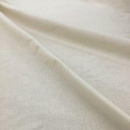 生地【 シーチング薄地 仮縫い用 巾120cm 】仮縫い用シーチング生地 生成り 巾120cm 綿カス残し 綿シーチング生地 ナチュラル 無地 カス残し 無地生地 布 服つくり 服飾 洋裁 エプロン まくらカバー ランチョンマット 裏地 マスク ブラウス シーツ 新生活 Textile World TOA