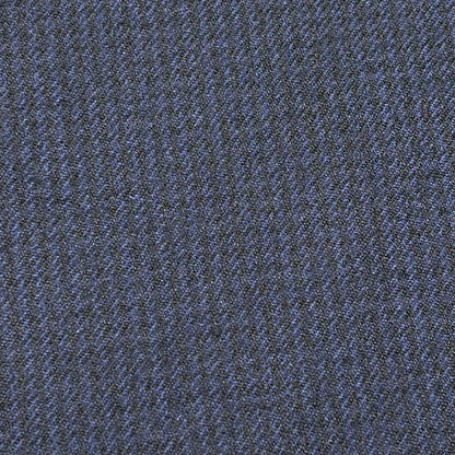 生地 【 チェック ネイビー 】 ウール生地 150cm巾 幅広 ウール100％ ラミネ加工 厚手