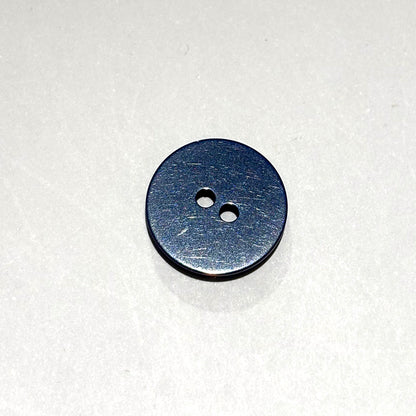 ボタン 【 二つ穴ボタン 紺色 15mm 】 2つ穴 ぼたん 釦 シャツボタン ワイシャツ 袖口