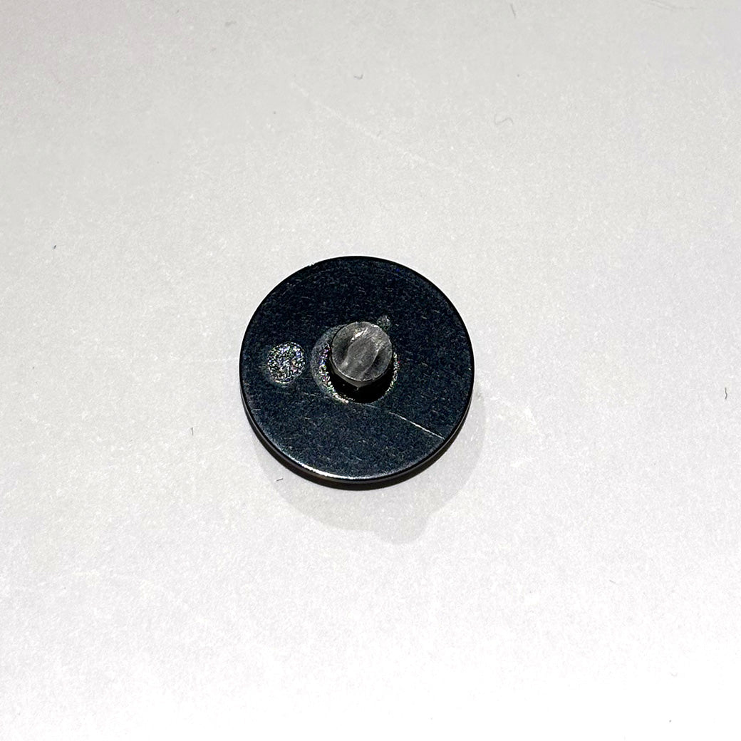 ボタン 【 足つきボタン 黒 18mm 】 足つき ぼたん 釦 シャツボタン ワイシャツ 袖口