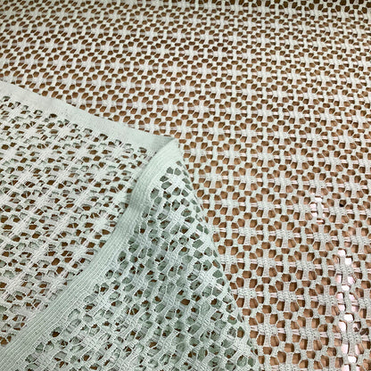 生地 【 ジオメトリックレース ミント 】 レース生地 刺繍生地 透かし生地 レース刺繍 衣装生地 ドレス衣装 白色 クリーム キャメル ダンス生地 ダンス衣装 ハロウィン コスプレ コスプレ衣装 発表会 コンクール 推し活 グリーン ナチュラル シンプルTextile World Toa