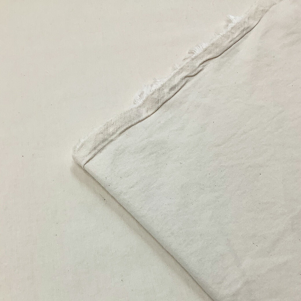 生地 【 オーガニック綿ウォッシュドサテン 生成 】 オーガニックコットン 綿生地 綿 コットン 綿素材 ウォッシュドサテン オーガニック コットン生地 綿カス カジュアル ジャケット パンツ バッグ 無地 天然繊維 自然 ナチュラル ベビー用品 アパレル Textile World TOA