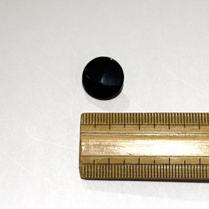 ボタン 【 二つ穴ボタン 黒 15mm 】 2つ穴 ぼたん 釦 シャツボタン ワイシャツ 袖口