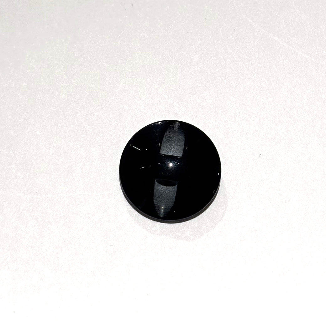 ボタン 【 二つ穴ボタン 黒 15mm 】 2つ穴 ぼたん 釦 シャツボタン ワイシャツ 袖口