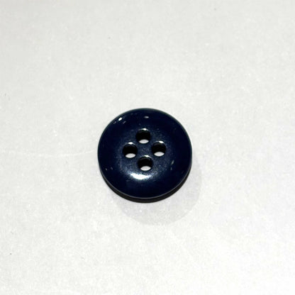 ボタン 【 四つ穴ボタン スモークブルー 14mm 】 4つ穴 ぼたん 釦 シャツボタン ワイシャツ 袖口