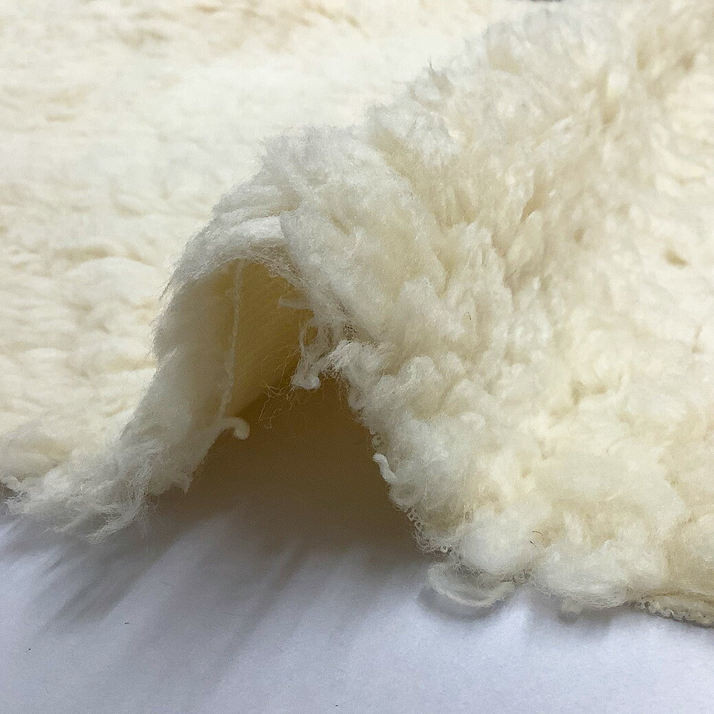【メール便不可】カットクロス【 シープボア 生成 はぎれ 135cm巾×50cm 】 ボア生地