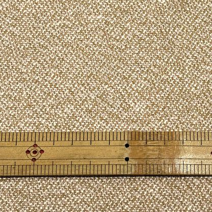 生地 【 まだらドビー ベージュ 】 ウールドビー ドビー織物 150cm巾 幅広 ウール ツイード 厚手 秋冬 ベーシック インテリア クッションカバー アウター コート ジャケット スカート パンツ ワンピース ポンチョ カバン バッグ ハンドメイド 小物 Textile World TOA