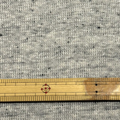 生地 【 ネップガーゼワッフルニット グレー 】 ガーゼ生地 ニット生地 ワッフルガーゼ 130cm巾 コットン 綿100％ カットソー タンクトップ ベビー用品 ベビー服 子ども服 ルームウェア 肌着 ぬいぐるみ 凸凹 ぽこぽこ ナチュラル Textile World TOA