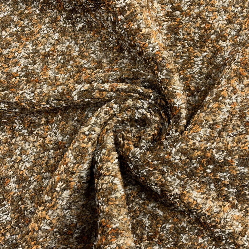 生地 【 マダラボア ベージュ 】 ボア ボア素材 ボア生地 起毛 無地 斑