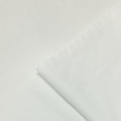 生地 【 高級播州織 ホワイト 】 播州織り 播州織 高級生地 無地 綿 綿混 コットン 綿混生地 枕カバー まくらカバー ベッドリネン シーツ 布団カバー シャツ ブラウス ベビー服 ベビー用品 スタイ クッションカバー インテリア ハンドメイド Textile World TOA