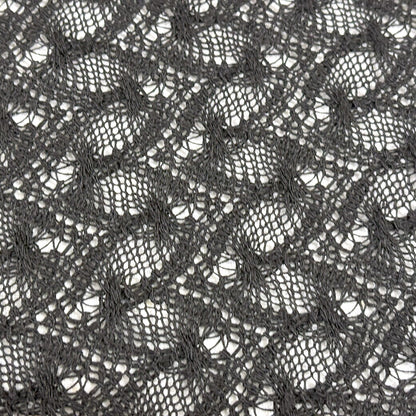 生地 【 綿ポリレース 黒 】 レース レース生地 綿混生地 綿 ポリエステル 刺繍 レース刺繍 ワンピーズ チュニック スカート ドレス ブライダル ウェディング コスプレ カーディガン エレガント 可愛い ベール ハンドメイド 手芸 手作り ソーイング Textile World TOA