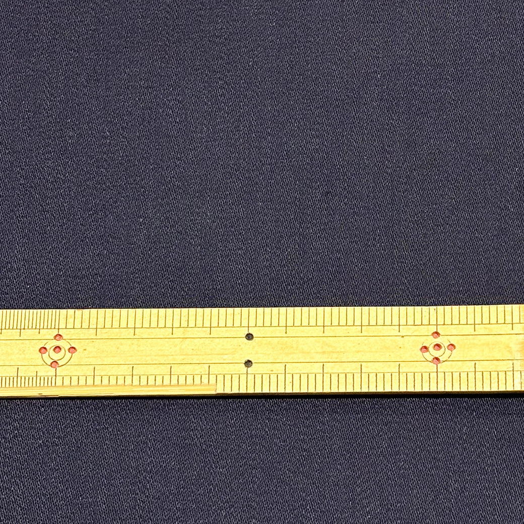 生地 【 リバーシブルストレッチ 紺灰 】 ストレッチ生地 両面生地 123cm巾 無地 綿混生地 ポリウレタン 伸縮性