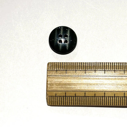 ボタン 【 四つ穴ボタン カーキ 15mm 】 4つ穴 ぼたん 釦 シャツボタン ワイシャツ 袖口