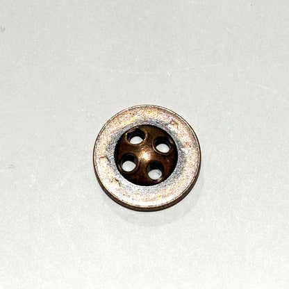 ボタン 【 四つ穴ボタン ブロンズ 16mm 】 4つ穴 ぼたん 釦 シャツボタン ワイシャツ 袖口