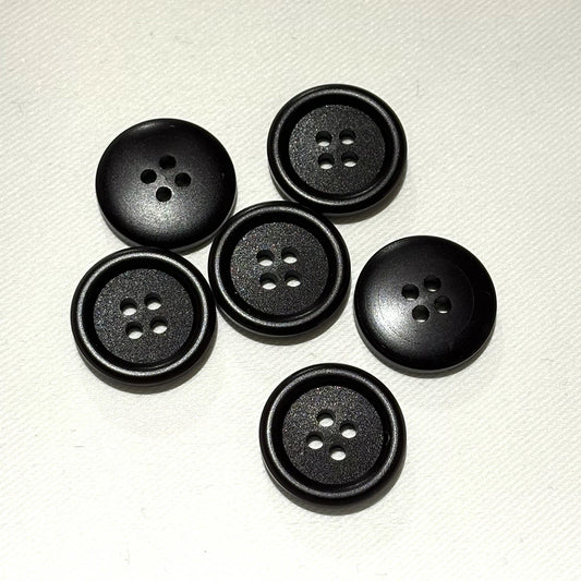 ボタン 【 四つ穴ボタン 茶色 20mm 】 4つ穴 ぼたん 釦 シャツボタン ワイシャツ 袖口