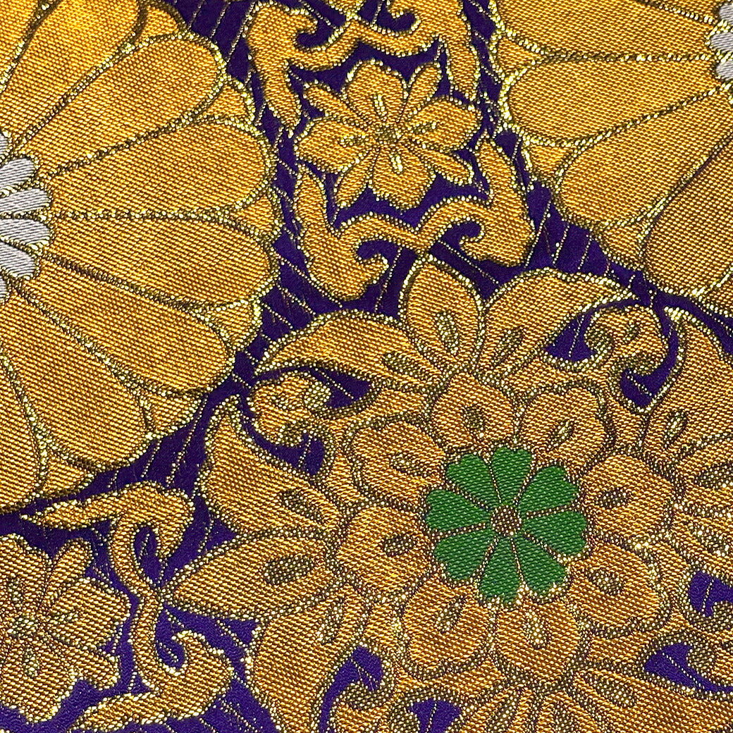 生地 【 金襴 菊 】 金襴生地 四釜十六菊 花柄 菊 華文 花びら 和柄 布 和柄生地 和風生地 京都西陣織 よさこい 金襴布 金襴 きんらん 仏事 仏具 座布団 つまみ細工 人形衣装 能衣装 袈裟 表装 掛け軸 御朱印帳ケ