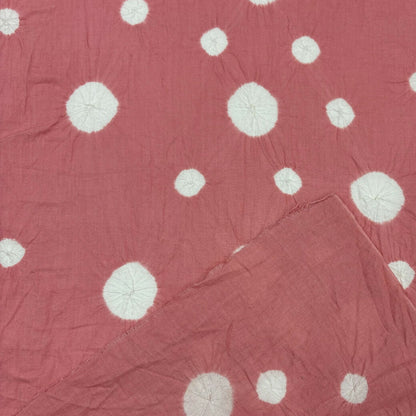 生地 【 有松絞り 水玉 桜 12.5m巻き 巾40cm 】 一反 巻き売り 有松染め 鳴海絞り 有松鳴海絞り 浴衣生地 甚平生地 ドット柄 浴衣 ゆかた しぼり浴衣 絞り浴衣 絞り染め 兵児帯 帯 夏着物 風呂敷 一反販売