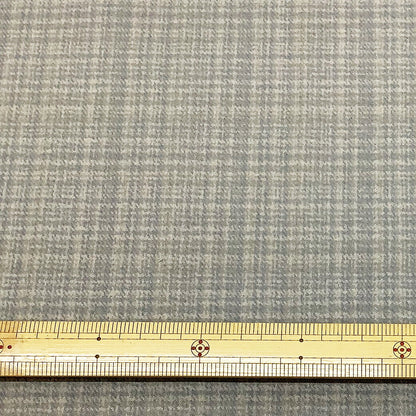 生地 【 グレーチェック 】 ウール生地 ウール ウール素材 チェック柄 冬生地 起毛 裏起毛 羊 ふわふわ 暖かい 秋冬 もこもこ スヌード マフラー ひざ掛け ブランケット ストール アウター ジャケット スカート パンツ