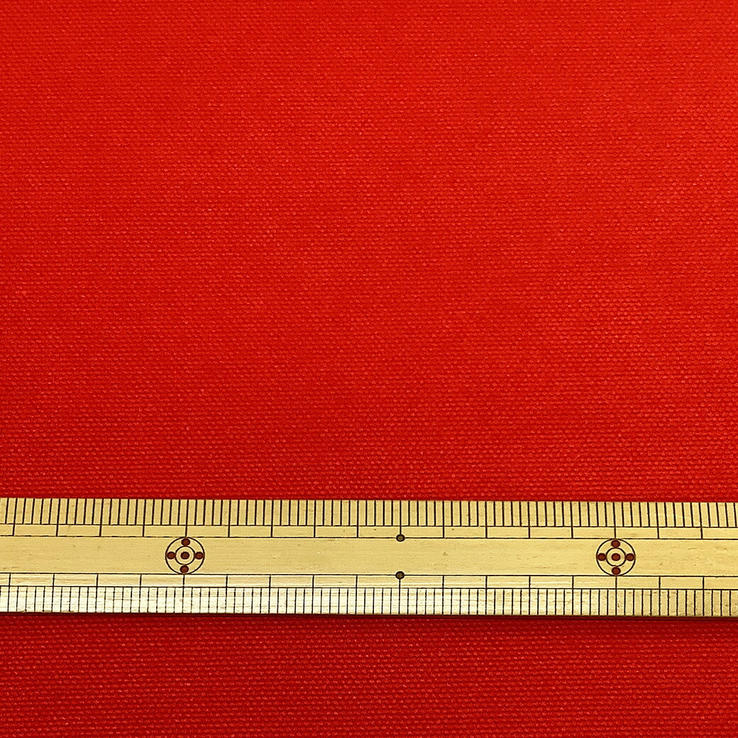 生地 【 6号帆布 赤 】キャンバス 帆布生地 6号 巾89cm 綿100