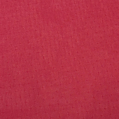 生地 【 ドットシフォン エンジ 】 112cm巾 水玉シフォン ドット柄シフォン