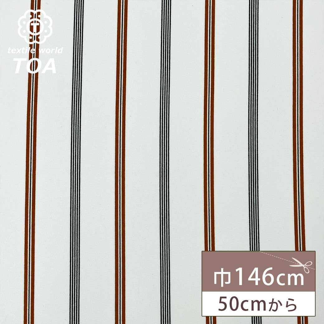 生地 【 ジョーゼット ストライプ 】 ジョーゼット生地 しましま シボ シワ感 シフォン