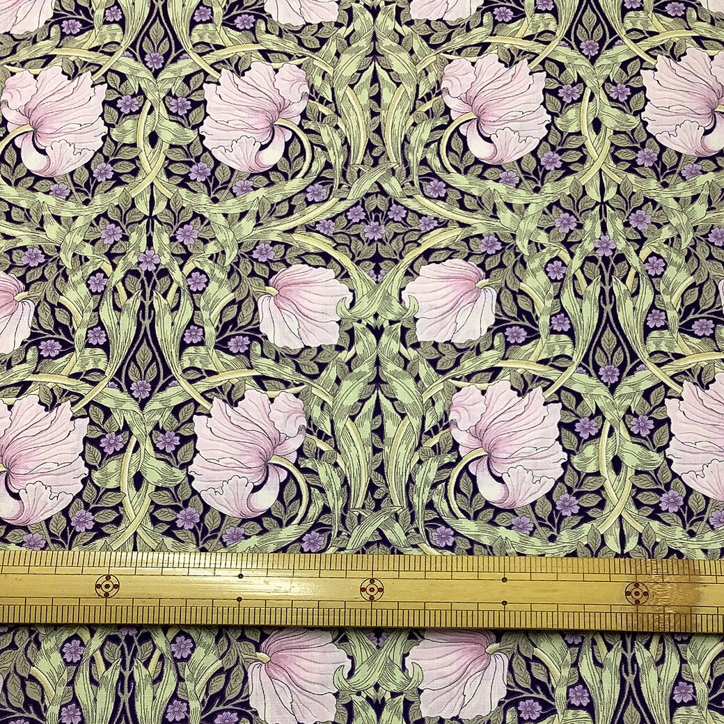 生地 【 V&A Fabric Collection ピンパネル 】 シーチング 110cm巾 コットン 綿100％ 薄手