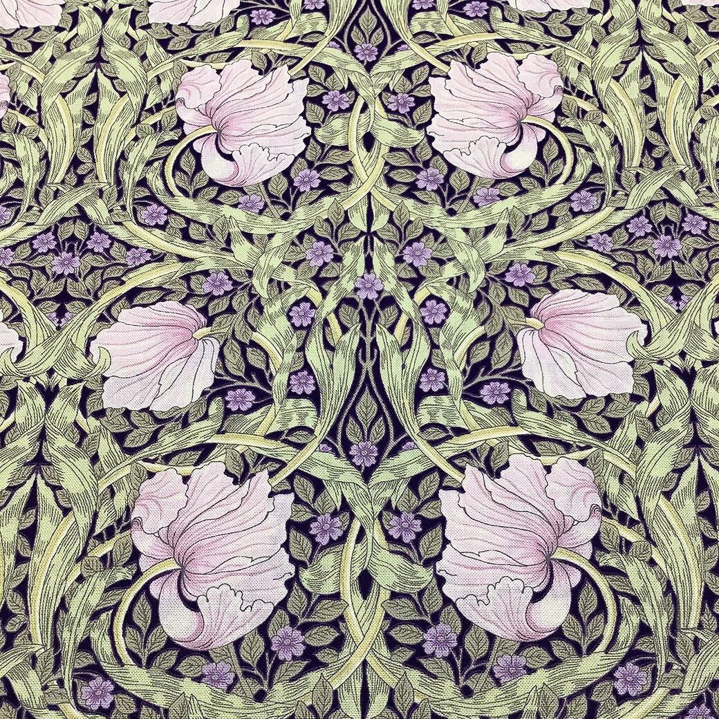 生地 【 V&A Fabric Collection ピンパネル 】 シーチング 110cm巾 コットン 綿100％ 薄手