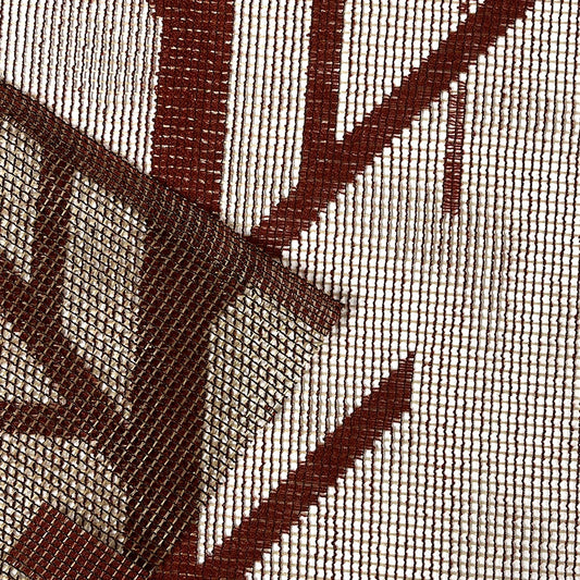 生地 【 ネット織ツリー エンジ 】 ネット生地 メッシュ素材 100cm巾 綿100％