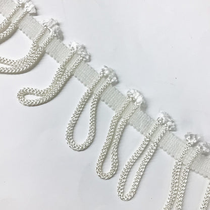 リボン【 ループタッセルテープ アイボリー 】 タッセル 60mm タッセルリボン
