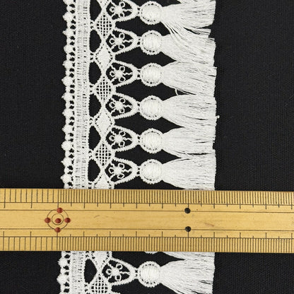 リボン【 フリンジテープ 60mm 】フリンジレース レーステープ レースリボン 刺繍リボン レース刺繍 刺繍テープ ハンドメイド資材 可愛い 手芸用テープ リボンテープ 洋裁 ハンドメイド 手芸用 パーツ 布雑貨 副